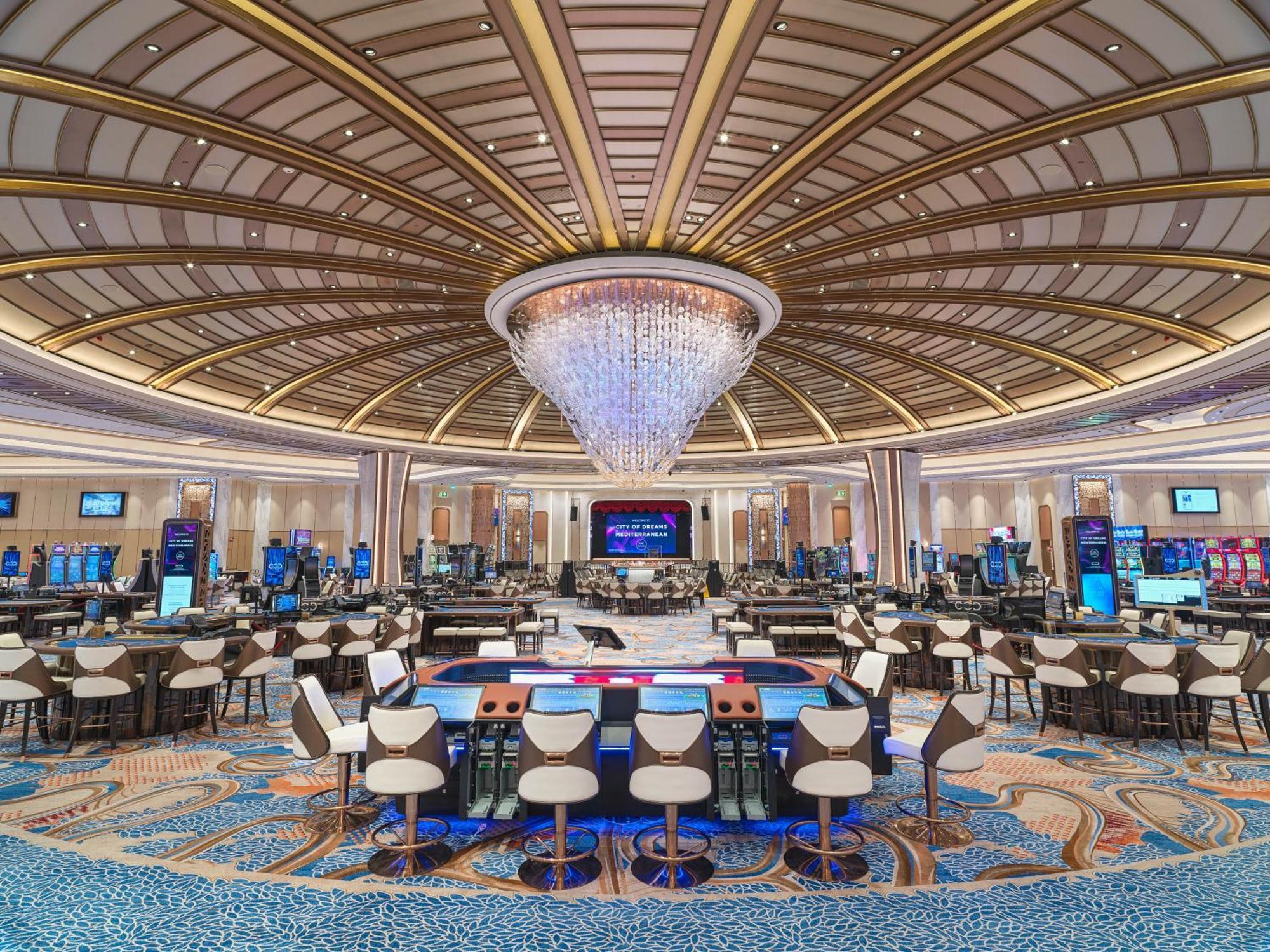 City Of Dreams Mediterranean - Integrated Resort, Casino & Entertainment Limassol Exterior foto The casino floor at the MGM Grand